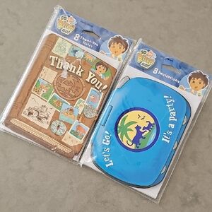 Vintage 2006 Go Diego Go Party Invitations & Thank You Notes